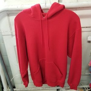 M. J. SOFFE Medium Red Fleece Sweatshirt Hoodie